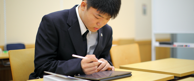 専用アプリでの質問受付と学習相談